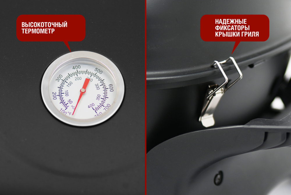 Портативный газовый гриль 2 горелки