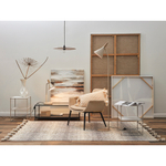 Лампа настольная thor, D21х58 см, бежевая