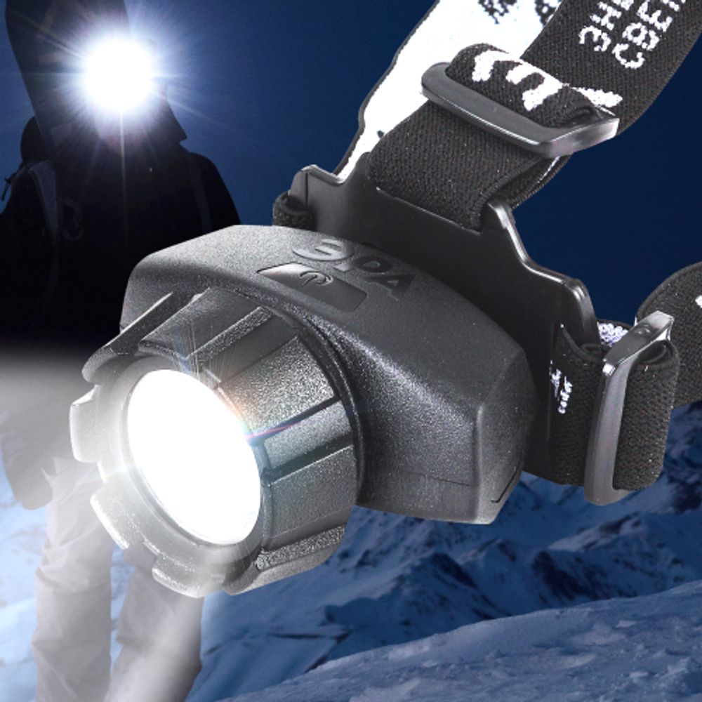 Фонарь налобный светодиодный ЭРА GB-603 на батарейках яркий мощный 4 режима черный | Налобные фонари