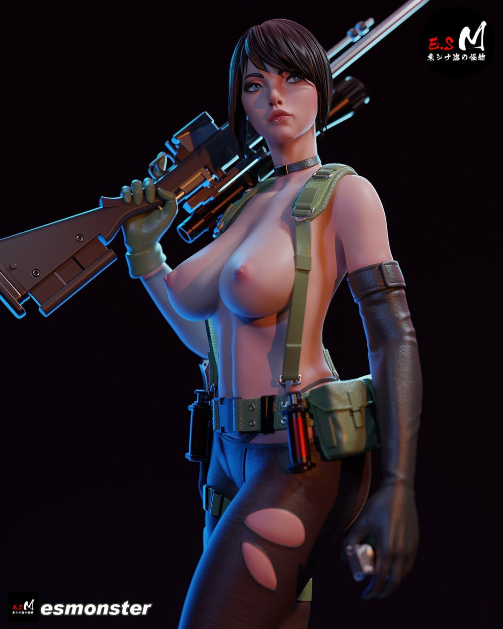 Фигурка Молчунья Quiet Metal Gear NSFW