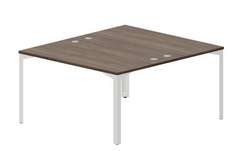 Составной стол на 2 рабочих места 138х156,6х75см (4 громмета)