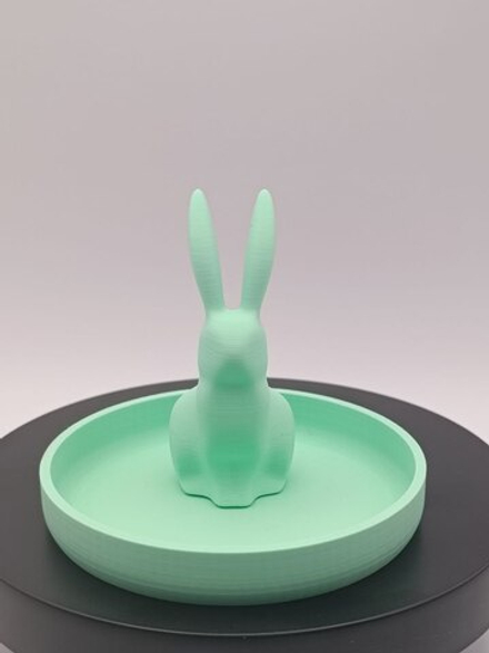 Подставка-органайзер для хранения колец и украшений "Зайчик"