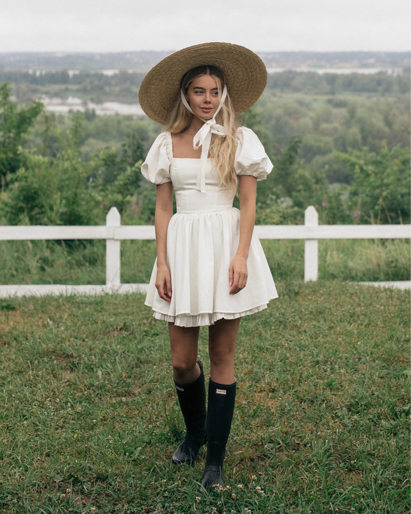 Платье Jaqueline в молочном цвете