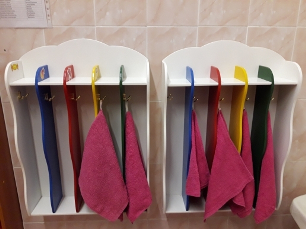 Полотенечница фигурная №1 для рук на 5 ячеек