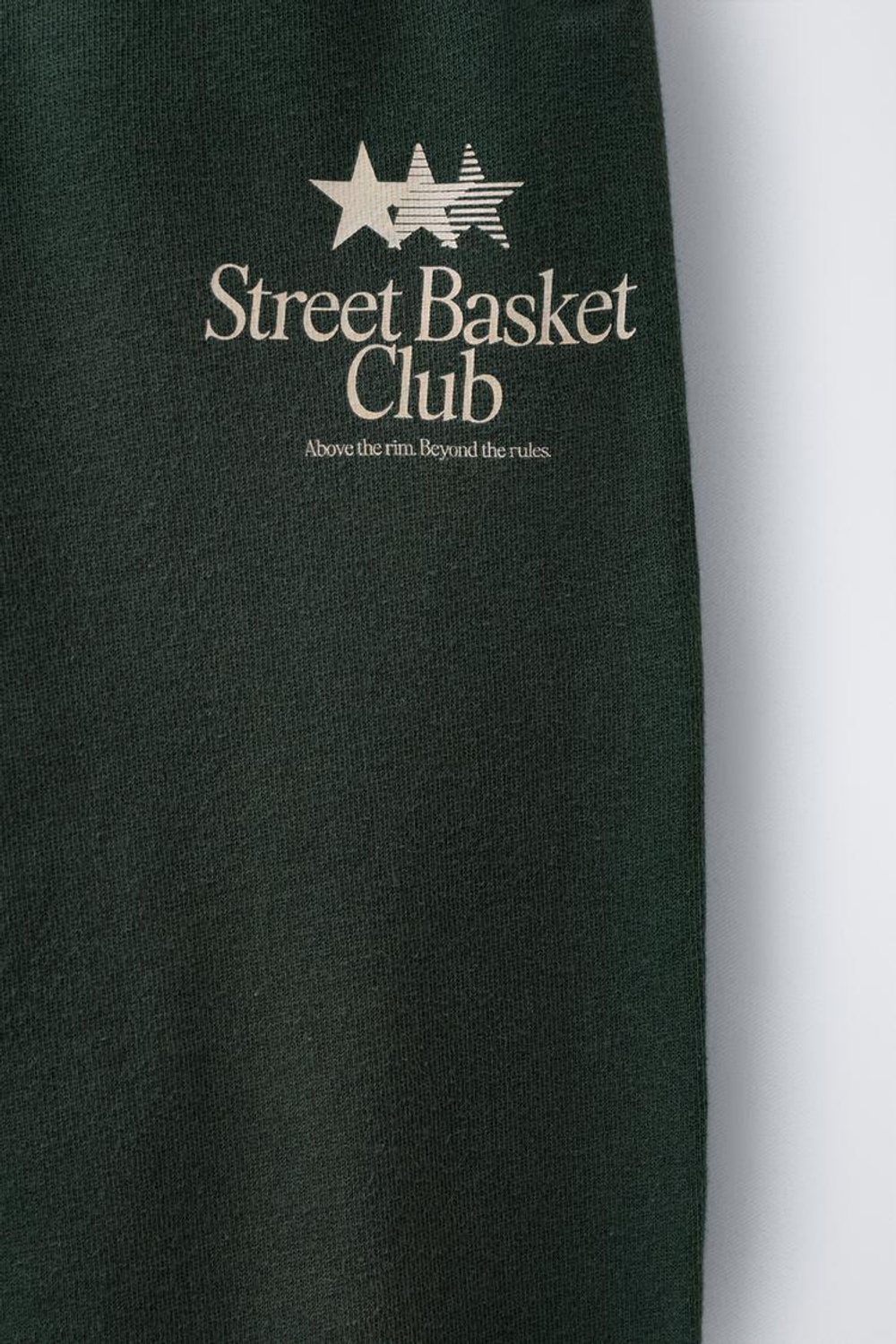 ZARA КОМПЛЕКТ ИЗ ТОЛСТОВКИ И БРЮК-ДЖОГГЕРОВ, ЗЕЛЕНЫЙ