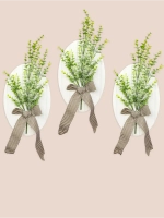 Набор из трех панно "Букетик" с цветами 19*29 см