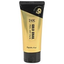 Farmstay маска-пленка с золотом и муцином улитки 100 г