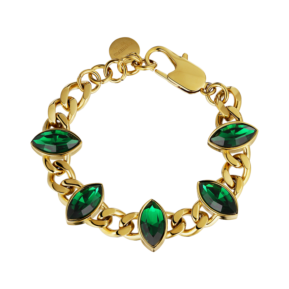 Браслет Dyrberg Kern ZELKO SG EMERALD GREEN 470052