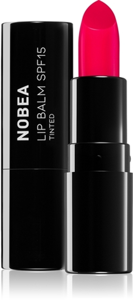 NOBEA Day-to-Day Lip Balm SPF 15 Tinted - Бальзам для губ SPF 15, 4 g