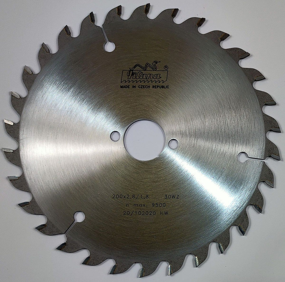 Пила дисковая TCT "Pilana" 200x2.8/1.8x30 z30 91 WZ