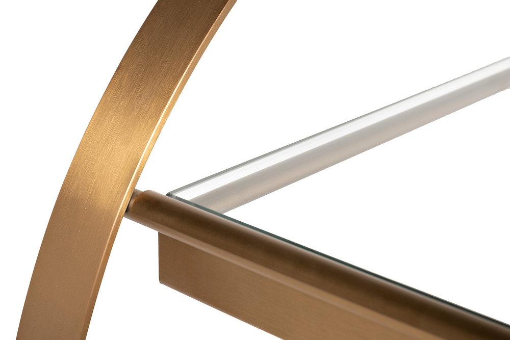 Стол-тележка сервировочный 70х48х76 Garda Decor латунь