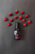 Съедобный лубрикант JUJU Raspberry с ароматом малины - 100 мл.