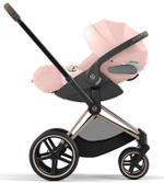 Коляска Cybex Priam IV Rosegold complete Cloud T Peach Pink Plus Base T 3 в 1 Cozy Beige