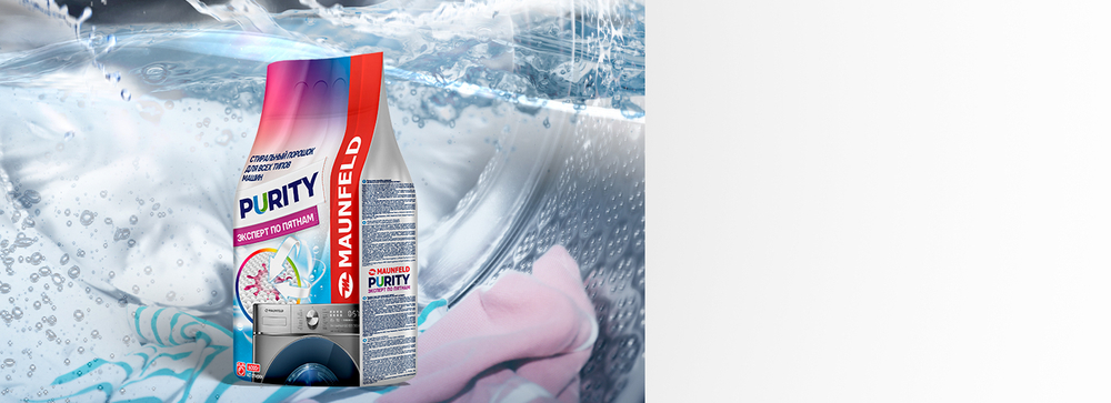 Стиральный порошок Maunfeld Purity Эксперт по пятнам Automat 2,4 кг