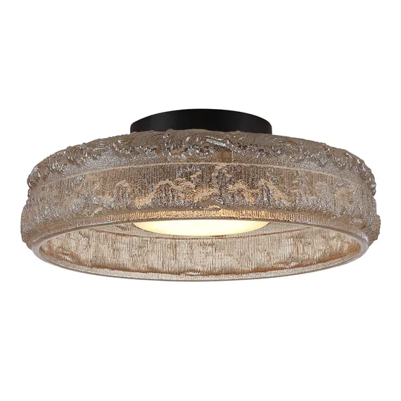 SL6143.422.01 Светильник потолочный ST-Luce черный/шампань LED 1*15W 4000K ANTIKE