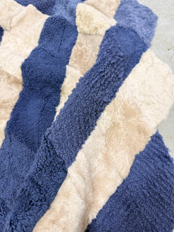 Покрывало меховое ковер из шкуры овчины