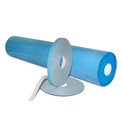 Скотч двухсторонний 19*25м синий