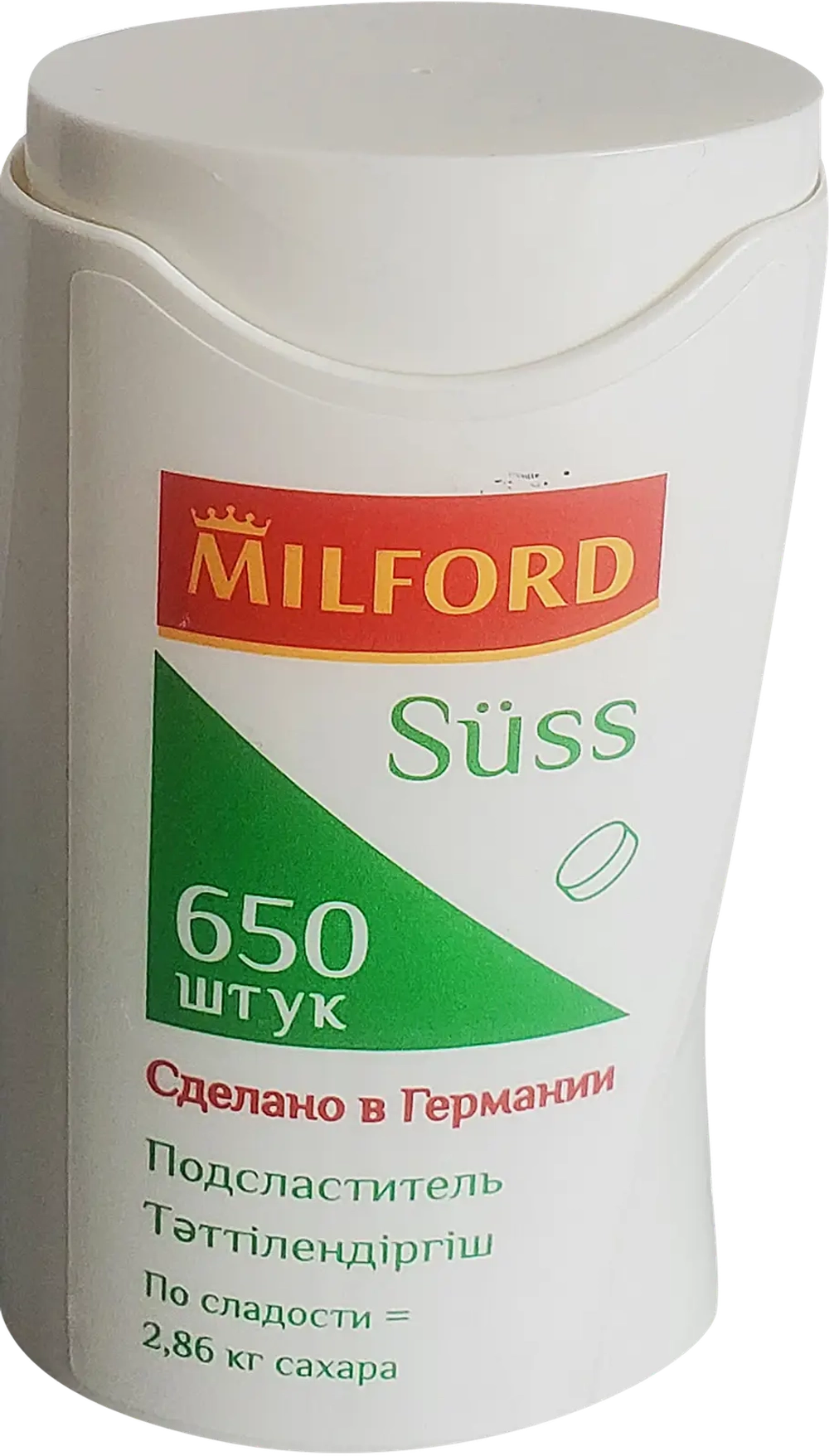 Зюсс Milford Заменитель сахара 650 таблеток 39г