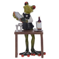 GAEM Фигурка декоративная "Лягушка", L9,5 W6,5 H16 см