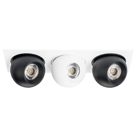i536726272 Светильник INTERO LED 9W*3 850LM*3 24G БЕЛЫЙ/ЧЕРНЫЙ 3000K (217536+217072+217062+217072)