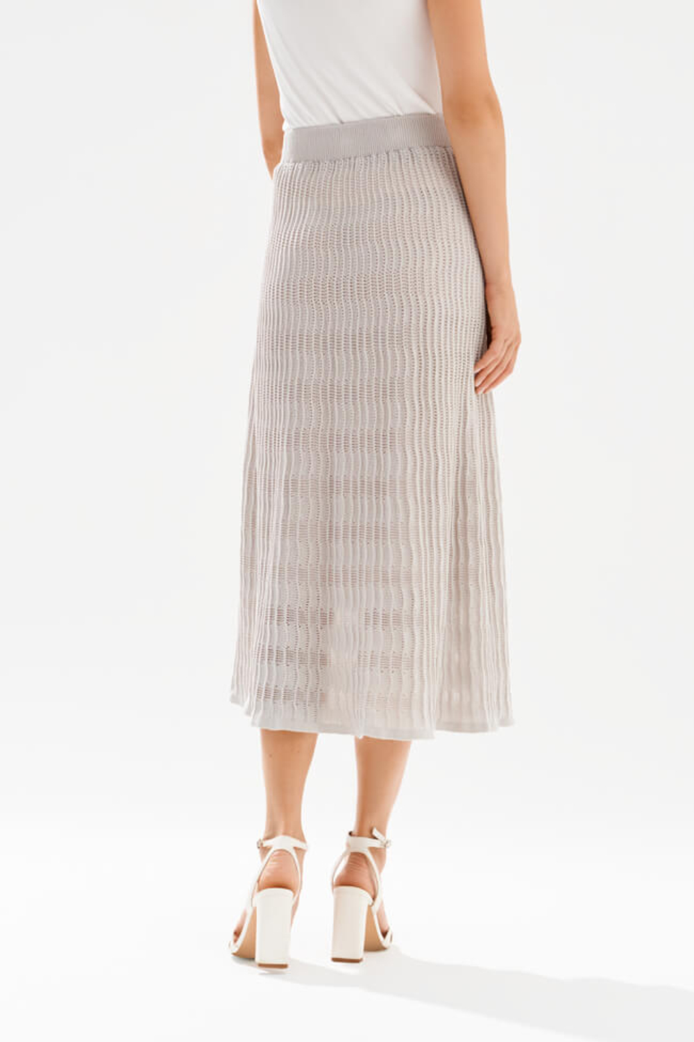 4949 Юбка женская (серый)