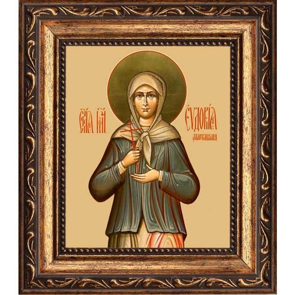 Евдокия Мартишкина мученица. Икона на холсте