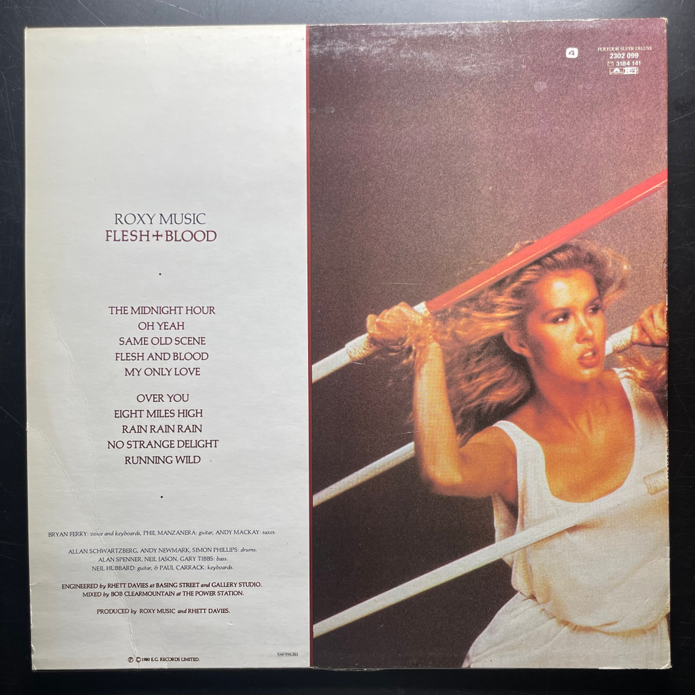 Roxy Music - Flesh + Blood (Скандинавия 1980г.)