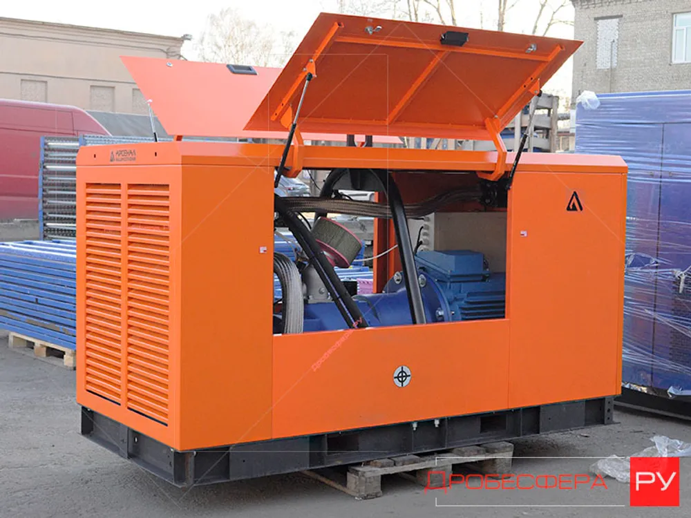 Винтовой компрессор ЗИФ-СВЭ-10,2/1,0 в кожухе