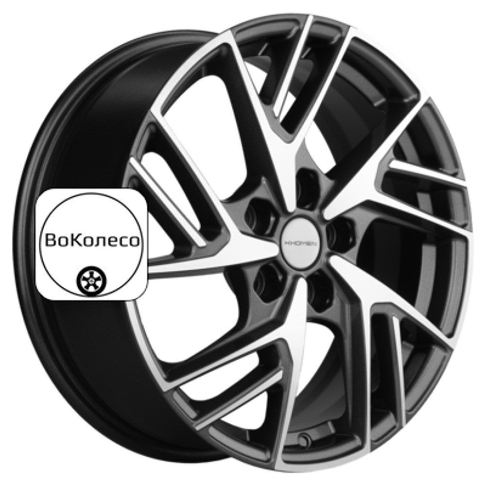 6,5x17/5x108 ET33 D60,1 KHW1722 (Chery/Exeed) Gray-FP Khomen Wheels