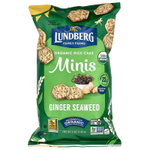 Lundberg, Organic Rice Cake Minis, морские водоросли с имбирем, 142 г (5 унций)