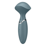 Серый вибромассажер 16см Satisfyer Mini Wand-er