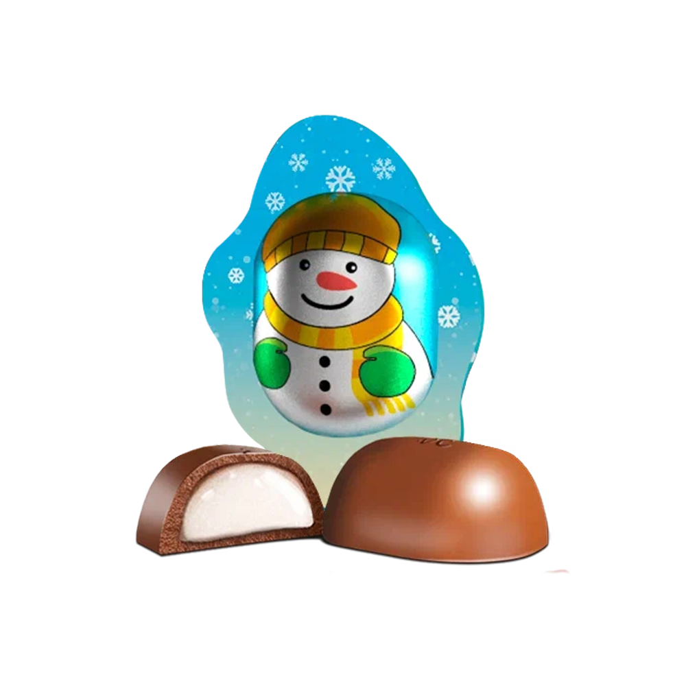 Конфета шоколадная Снеговик 6,5 г