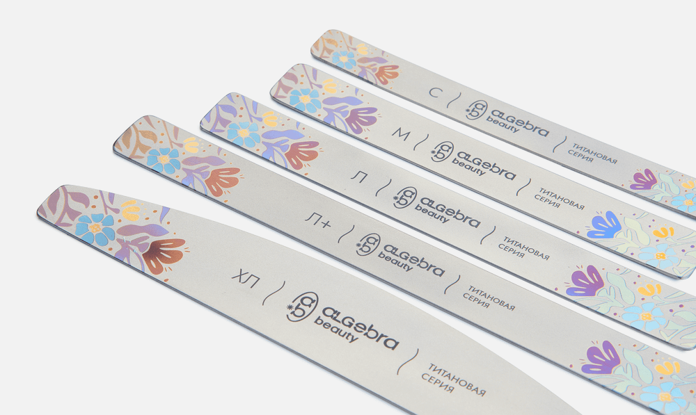 Основа титановая размер Л Плюс Лимитированная коллекция Цветы