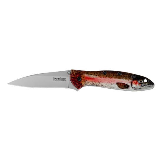 Нож KERSHAW 1660TROUT Leek клинок из стали Sandvik 14C28N, рукоять Алюминиевый сплав (6061 T-6)
