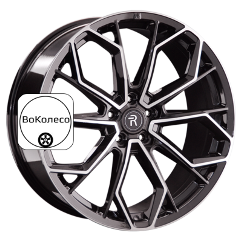 9,5x22/5x120 ET49 D72,6 LR92 BKF (конус, LR002) Replay