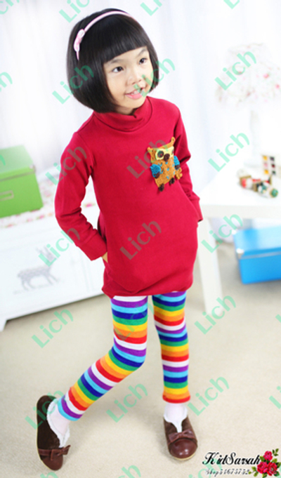 Леггинсы детские утепленные разнообразных расцветок