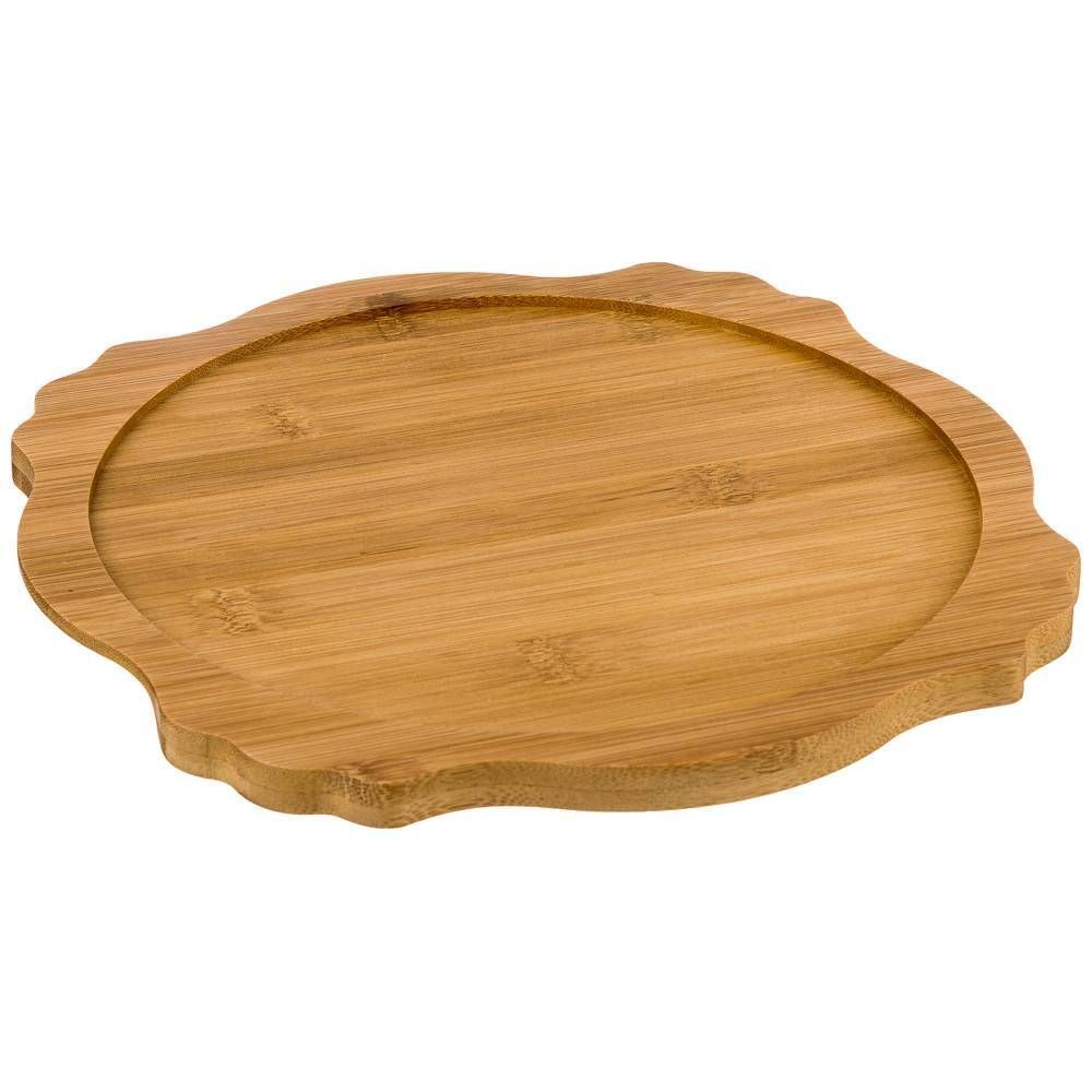 МЕНАЖНИЦА 3 СЕКЦИИ НА ДЕРЕВ. ПОДСТАВКЕ LEFARD 27*27*6 СМ (КОР=8ШТ.)