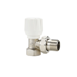Радиаторный клапан (вентиль) ручной регулировки Varmega VM10001, 1/2" ВР-НР, угловой