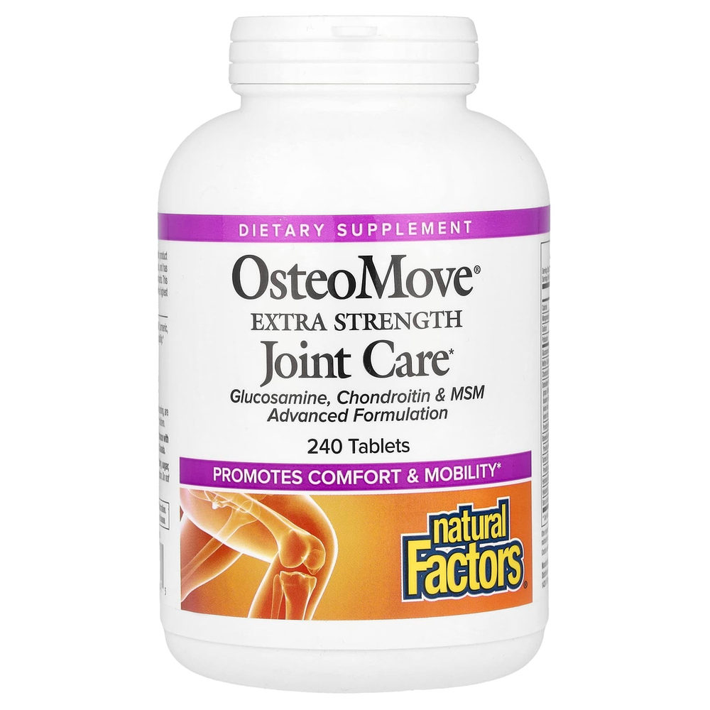 Natural Factors, OsteoMove®, средство для здоровья суставов, 240 таблеток