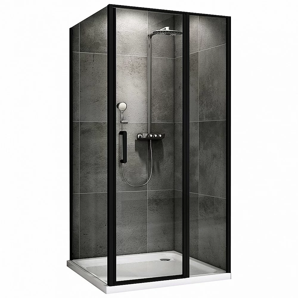 Душевой уголок ABBER Sonnenstrand AG04110BS-S85B 110x85 стекло прозрачное/профиль черный