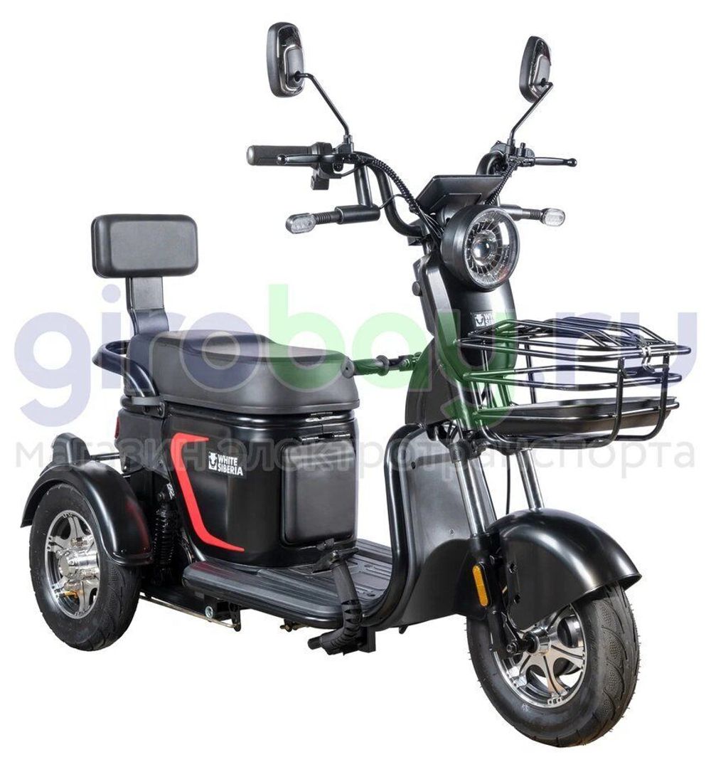 Электроскутер WHITE SIBERIA SIBTRIKE L 2000W фото 1 фото №3