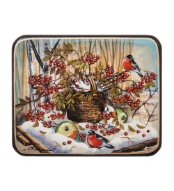 Народные промыслы ШК-55/261 Шкатулка «Снегири» исп. Маркова