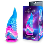 Фантазийный фаллоимитатор в форме щупальца - 21 см. (Цвет: разноцветный)