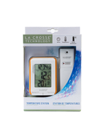 Термометр LA CROSSE WS6810 с наружным датчиком, оранжевый