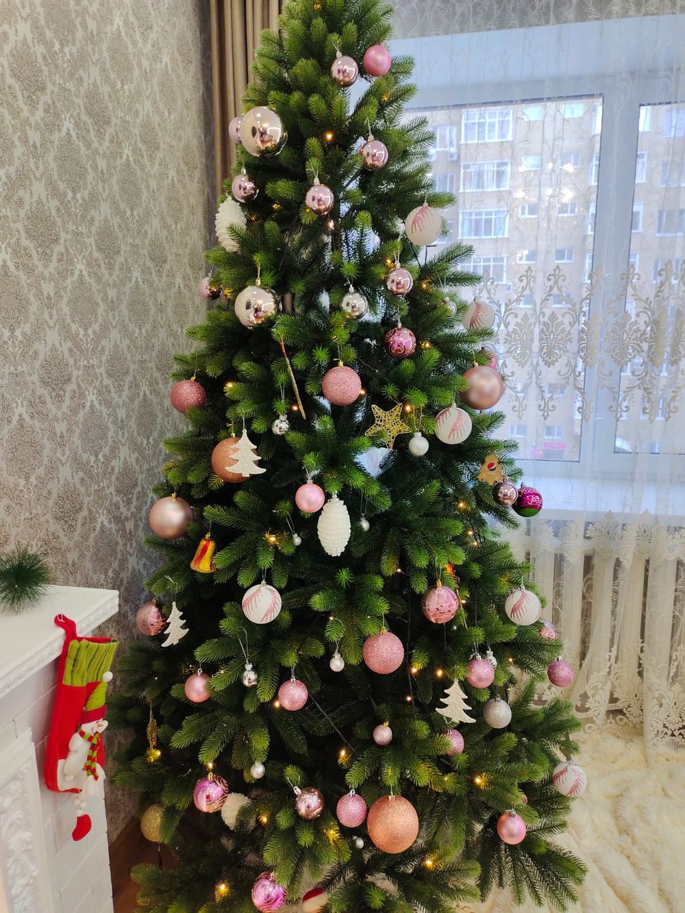 Ель искусственная «Русская Императрица Pro» (Литая хвоя) 180 см / 1,8 м