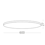 Светильник накладной LED 48W 3000K