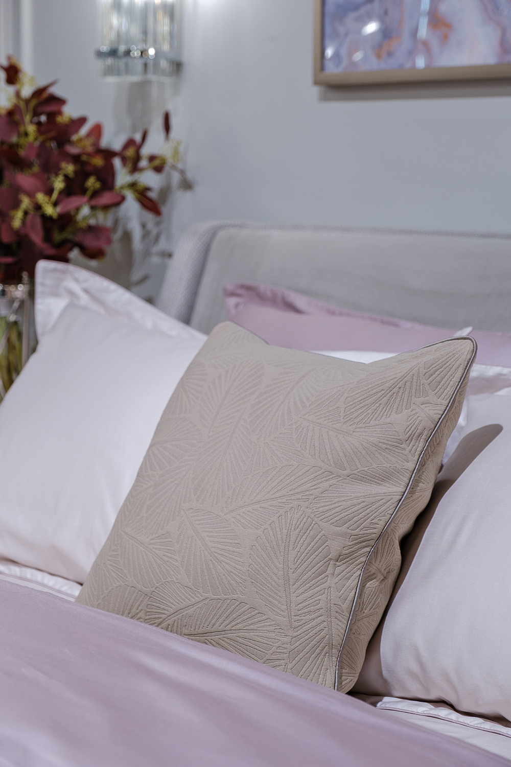 Подушка декоративная 30х50см Garda Decor коричневая