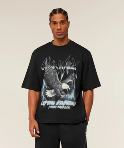 Футболка GYMSHARK Eagle Graphic T-Shirt Black