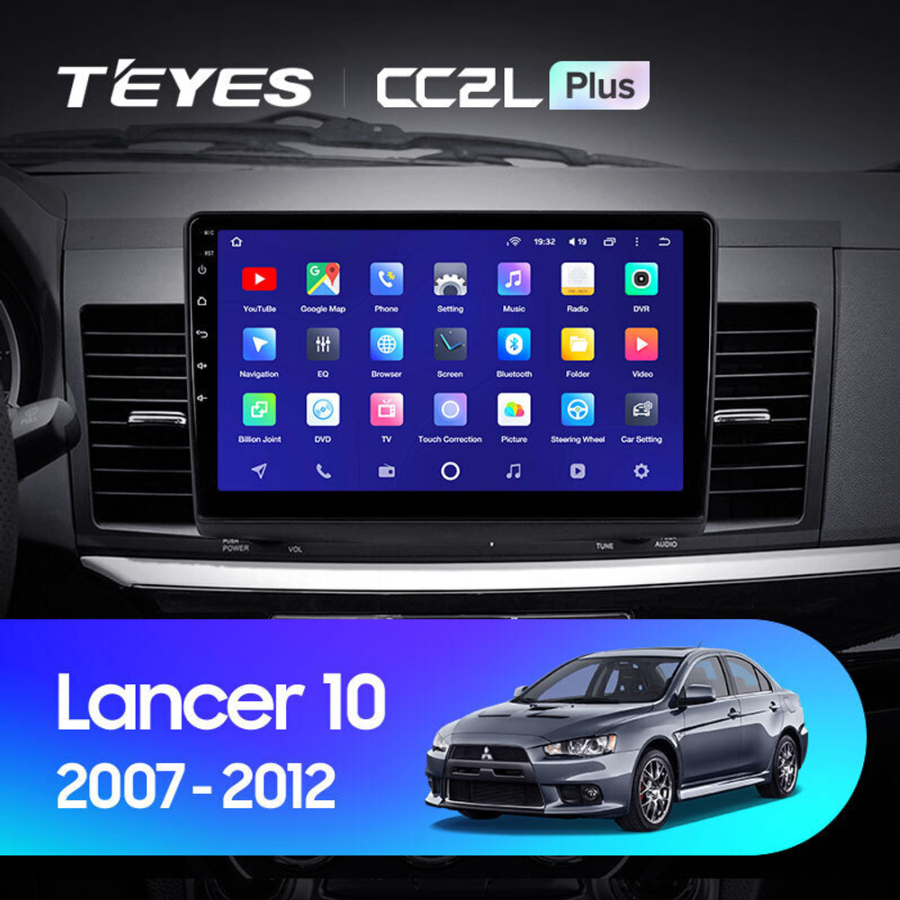 Teyes CC2L Plus 10.2" для Mitsubishi Lancer 2007-2012