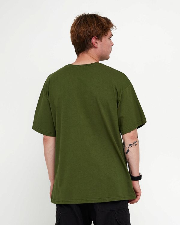 Футболка 306 Entspanter Lebensstil хаки - фото 3